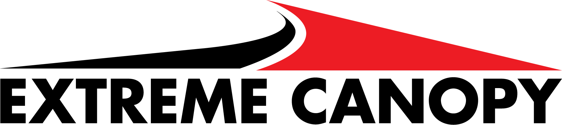 Extreme Canopy logo with black and red triangular design above bold text.