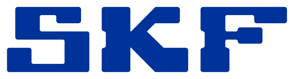 SKF logo in bold blue letters.