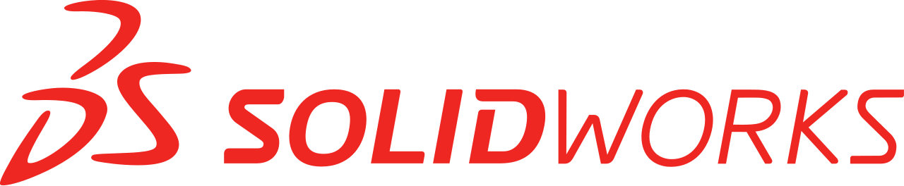 DS SolidWorks logo in red text with stylized "DS" initials.