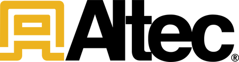 Yellow square logo with a stylized chair next to black text.