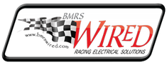 Black-bordered logo featuring checkered flag and red text "WIRED."
