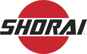 SHORAI logo with bold black text set over a red circle.